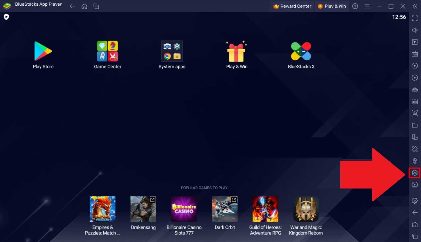 Как удалить главное окно в BlueStacks 5 – Поддержка BlueStacks