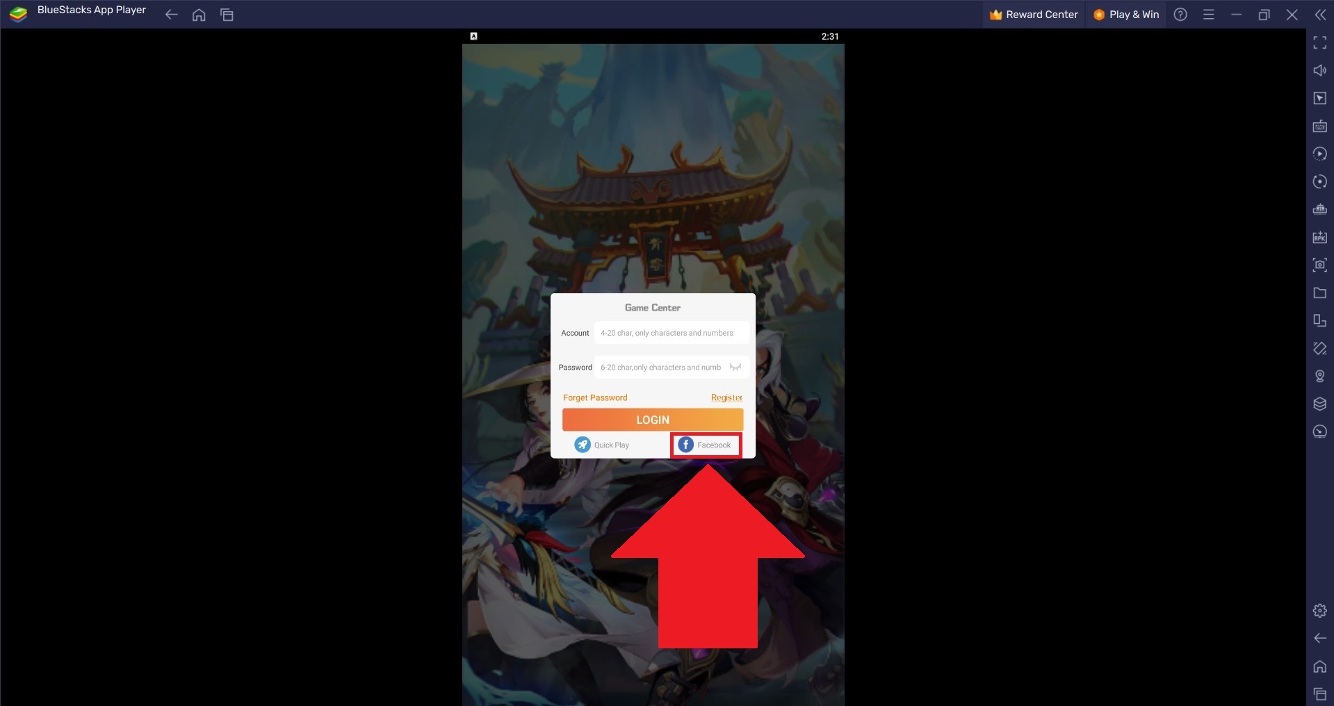 How to save in-game progress using your social media accounts on BlueStacks  – BlueStacks Support