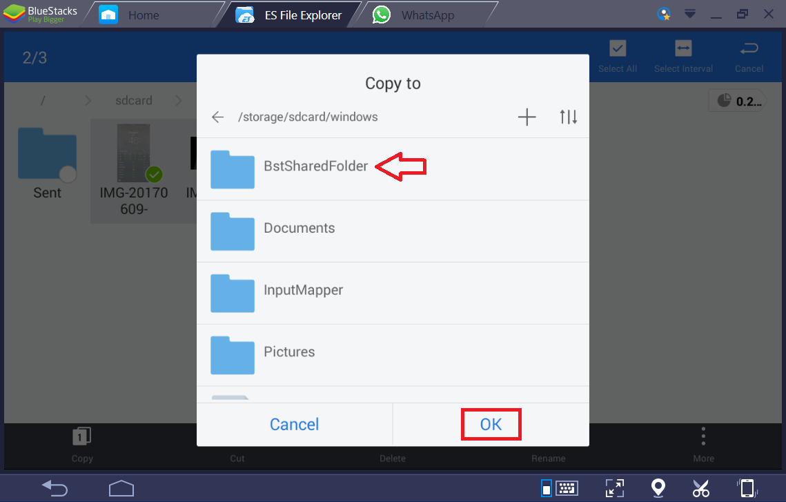 bluestacks app save location