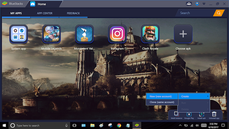 best settings for bluestacks multi instance