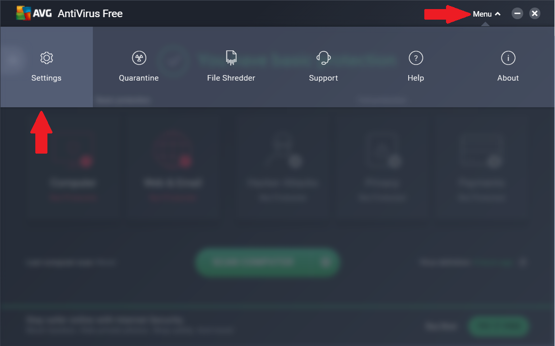 Avg free virus protection