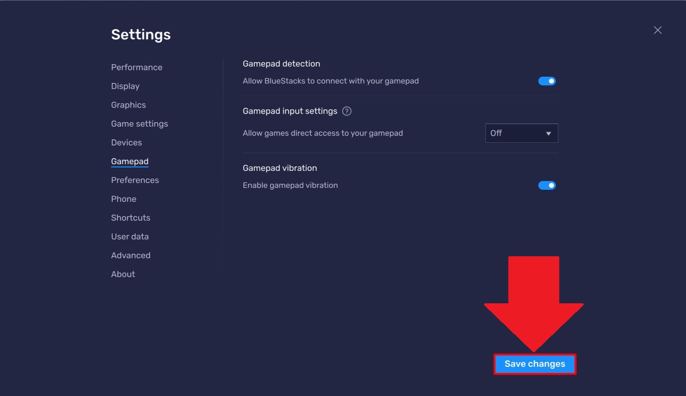 Как выбрать предпочитаемые настройки геймпада в BlueStacks 5 – Поддержка  BlueStacks