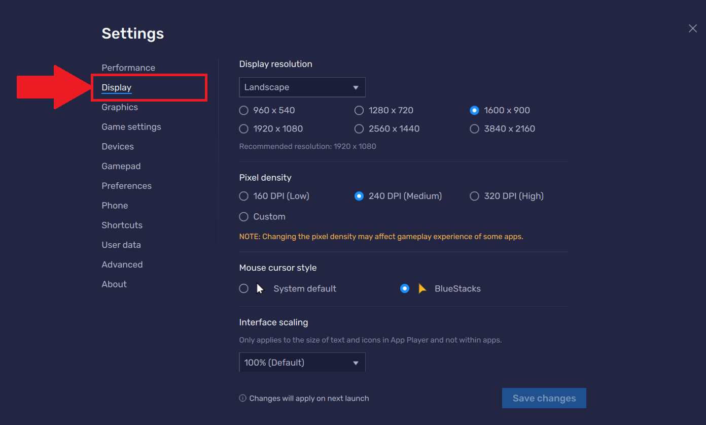 How to change your mouse cursor on BlueStacks 5 – BlueStacks Support