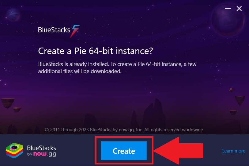 How to create a Pie 64-bit instance on BlueStacks 5 – BlueStacks