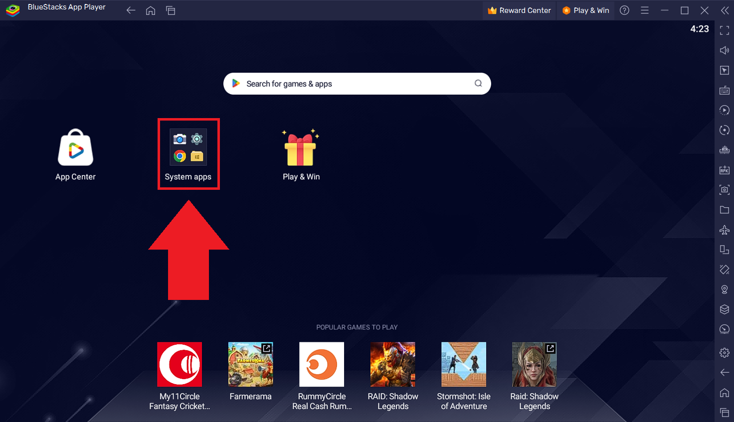 How to install an app from App Center, Play Store or using an APK