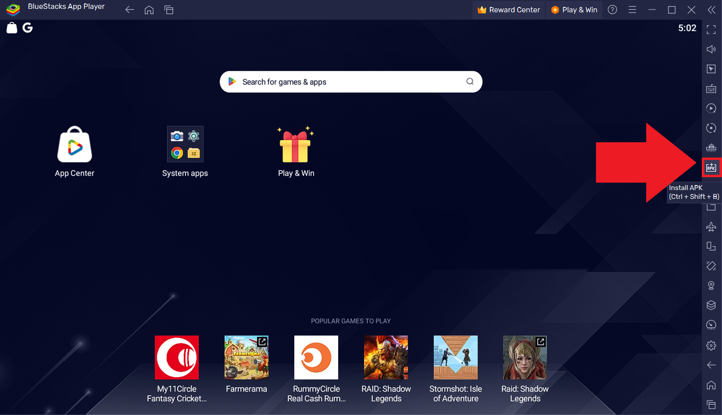 Como instalar um APK no BlueStacks X – Suporte BlueStacks