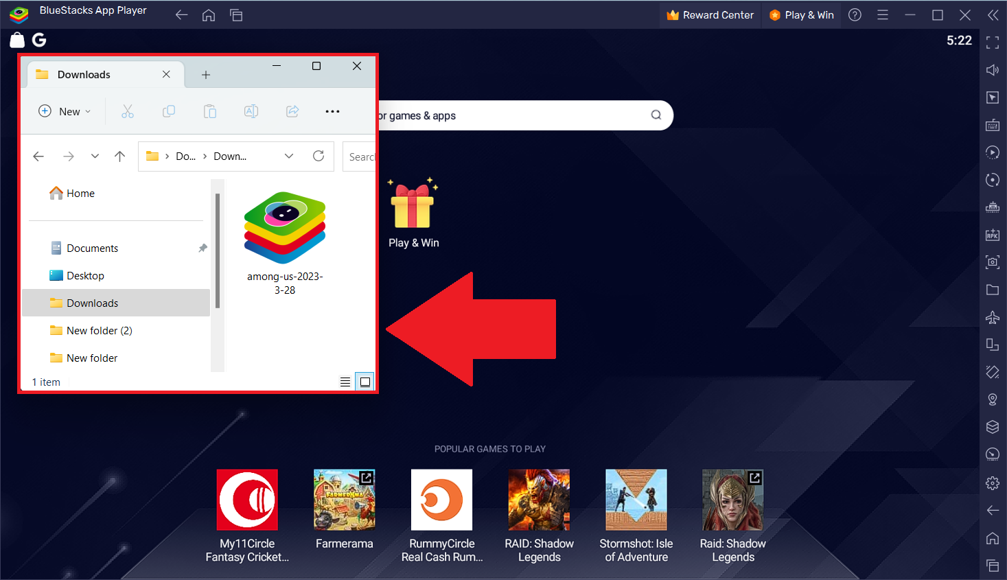 Por que vejo um pop-up Download adicional necessário no BlueStacks 5 –  Suporte BlueStacks