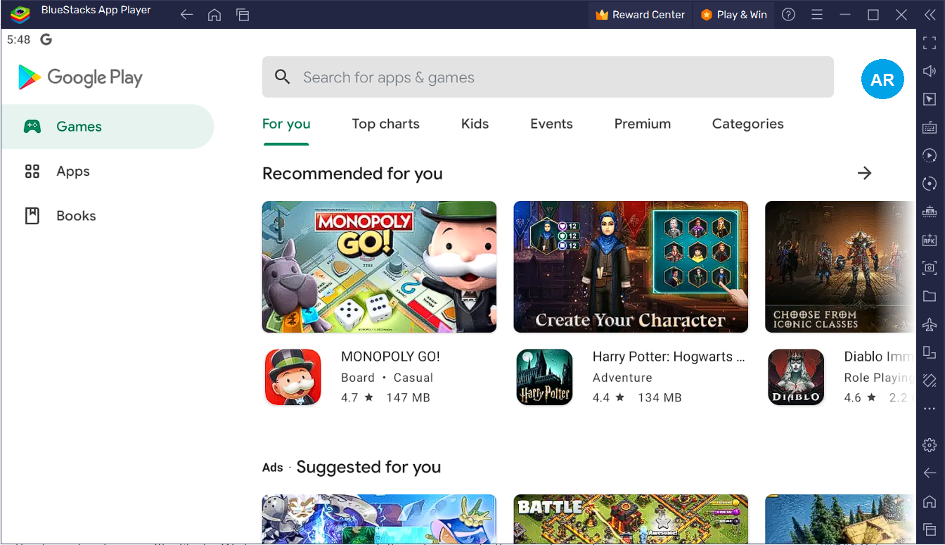 google play account sign in games