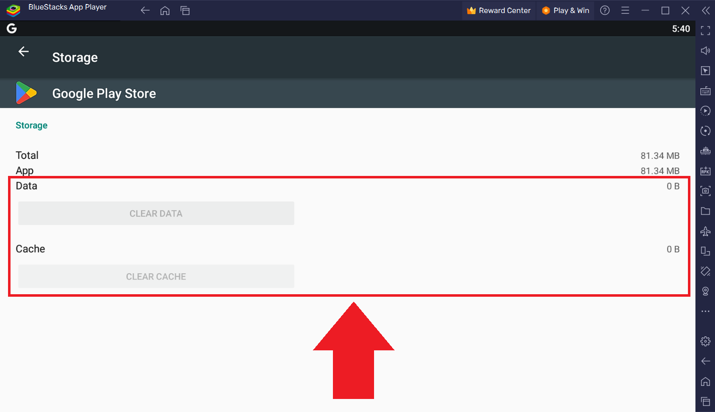 Как очистить кеш/данные Google Play Store в BlueStacks 5 – Поддержка  BlueStacks