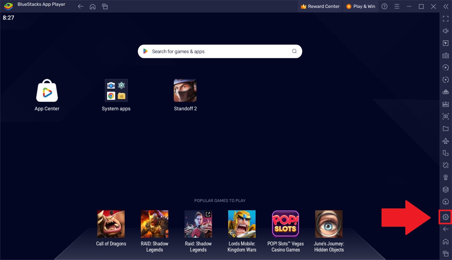 settings for Standoff 2 on BlueStacks 5 BlueStacks Support