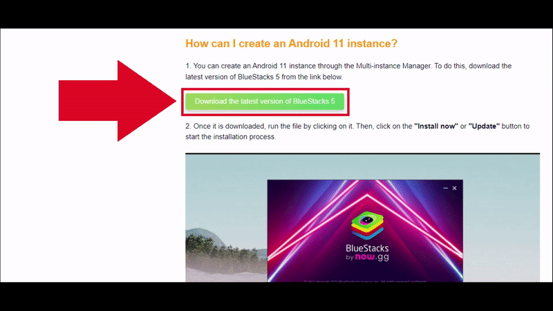 Requisitos de Sistema do BlueStacks para jogar no Android 11 a 120 FPS