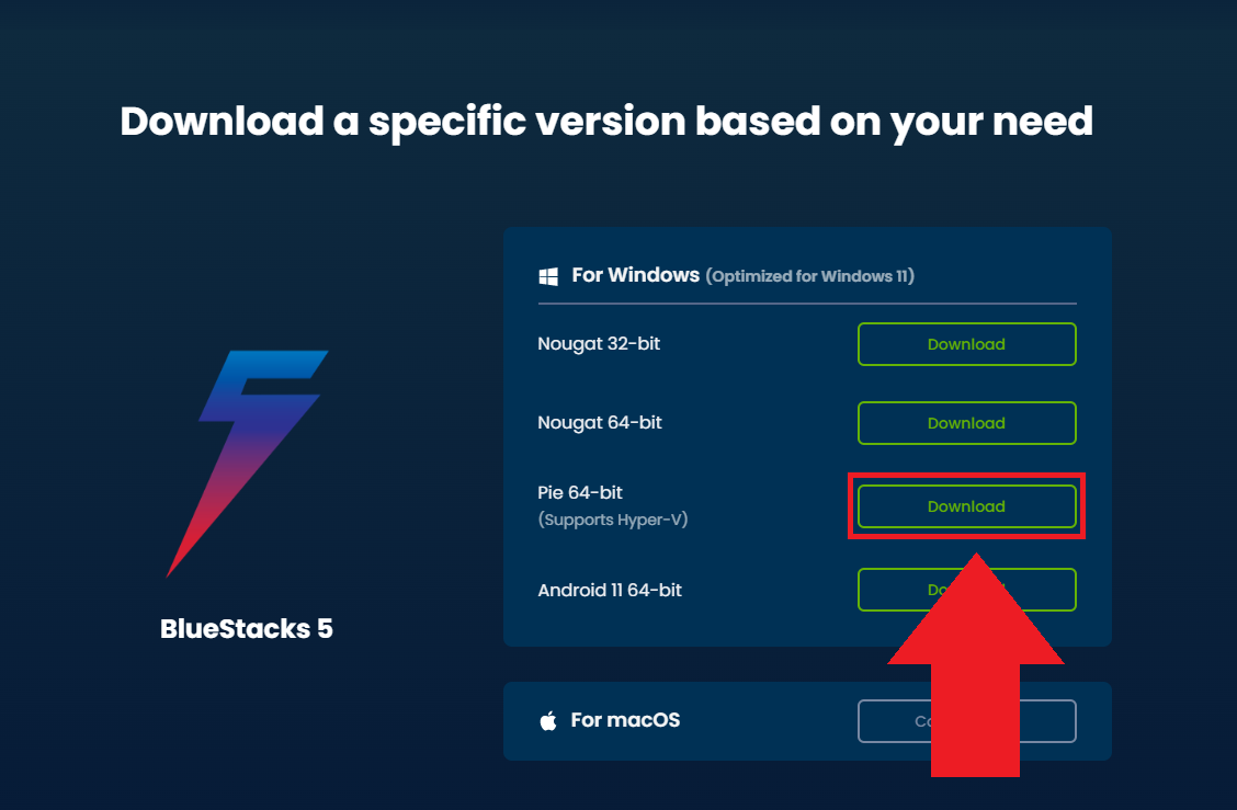 How to create a Pie 64-bit instance on BlueStacks 5 – BlueStacks