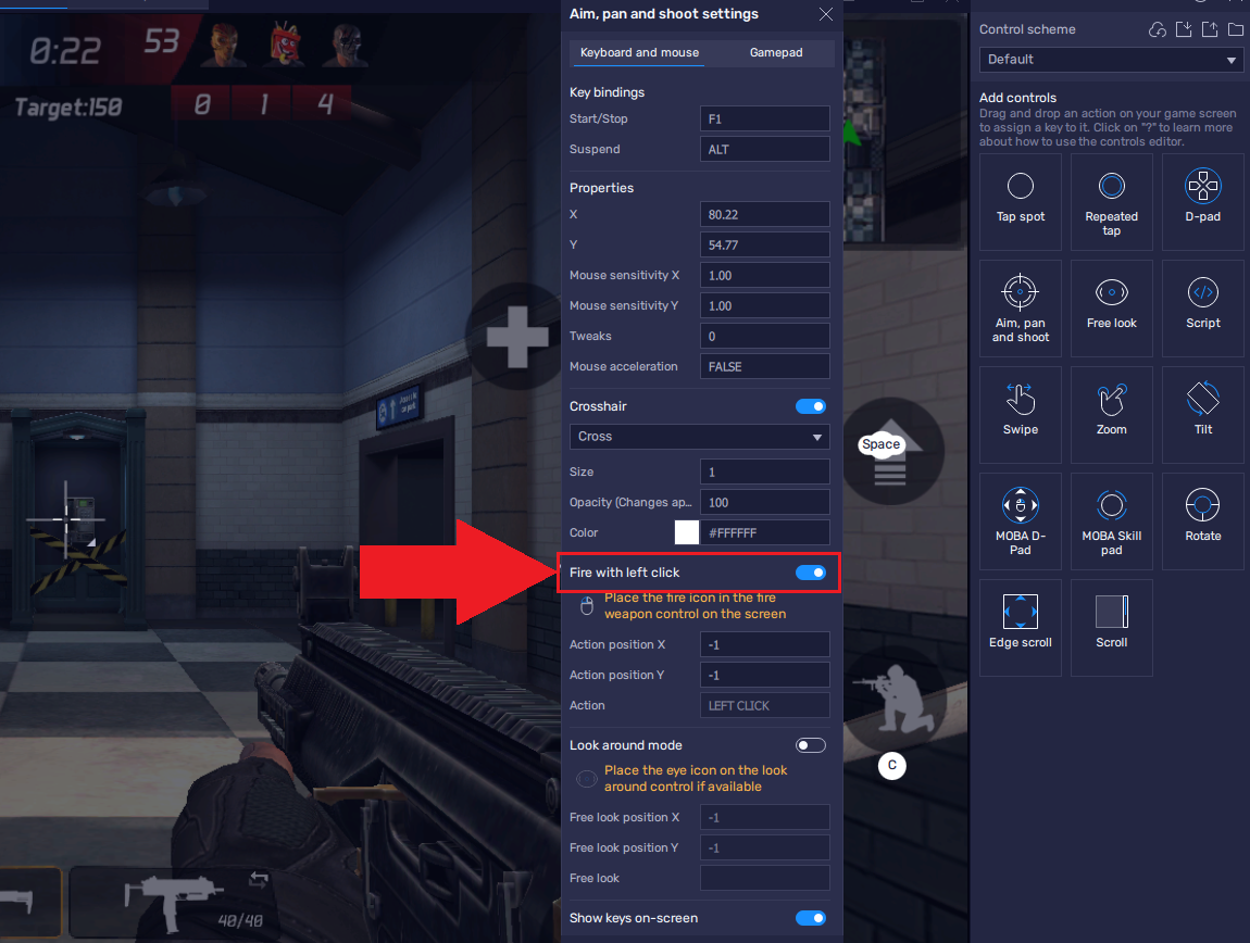 How to create and edit keyboard controls for Free Fire on BlueStacks 5 –  BlueStacks Support