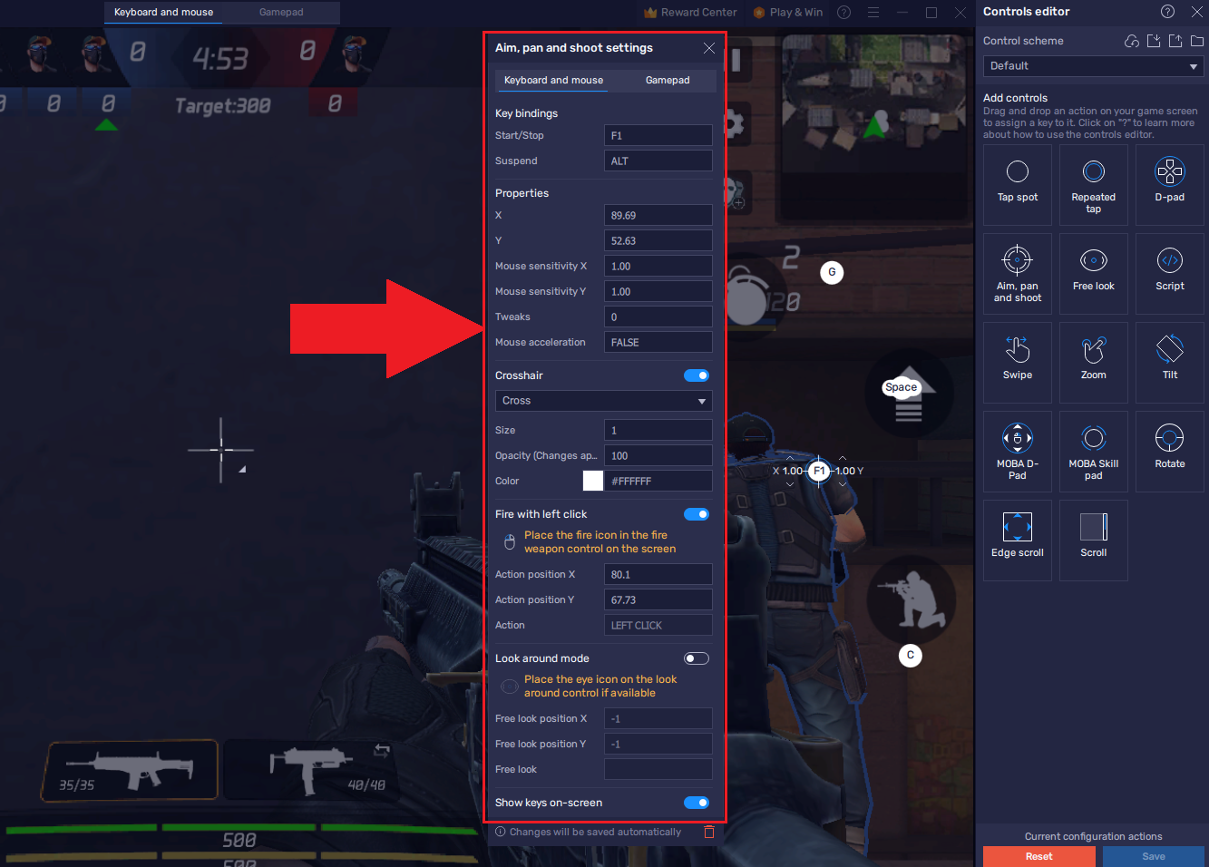 How to view or hide keyboard/mouse controls on-screen on BlueStacks 5 –  BlueStacks Support