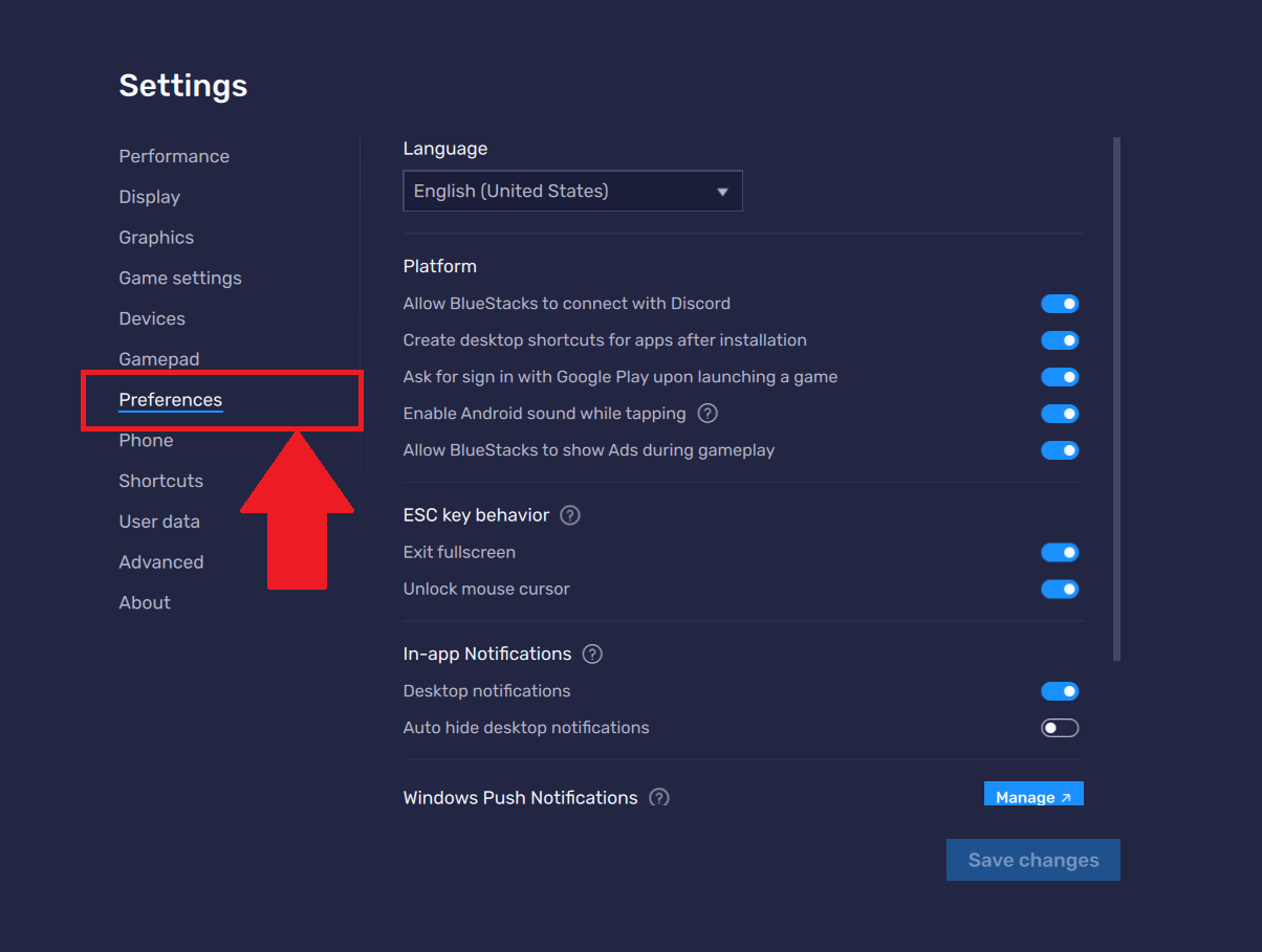 How to use the BlueStacks 5 Settings menu – BlueStacks Support