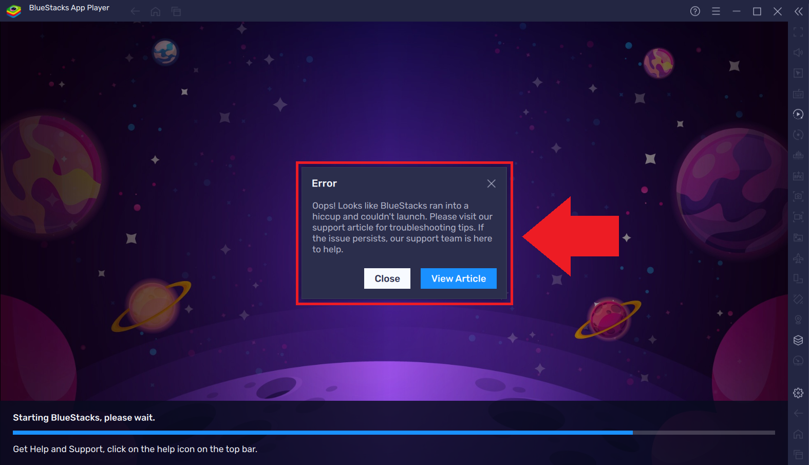 Repair Kik login problems with BlueStacks