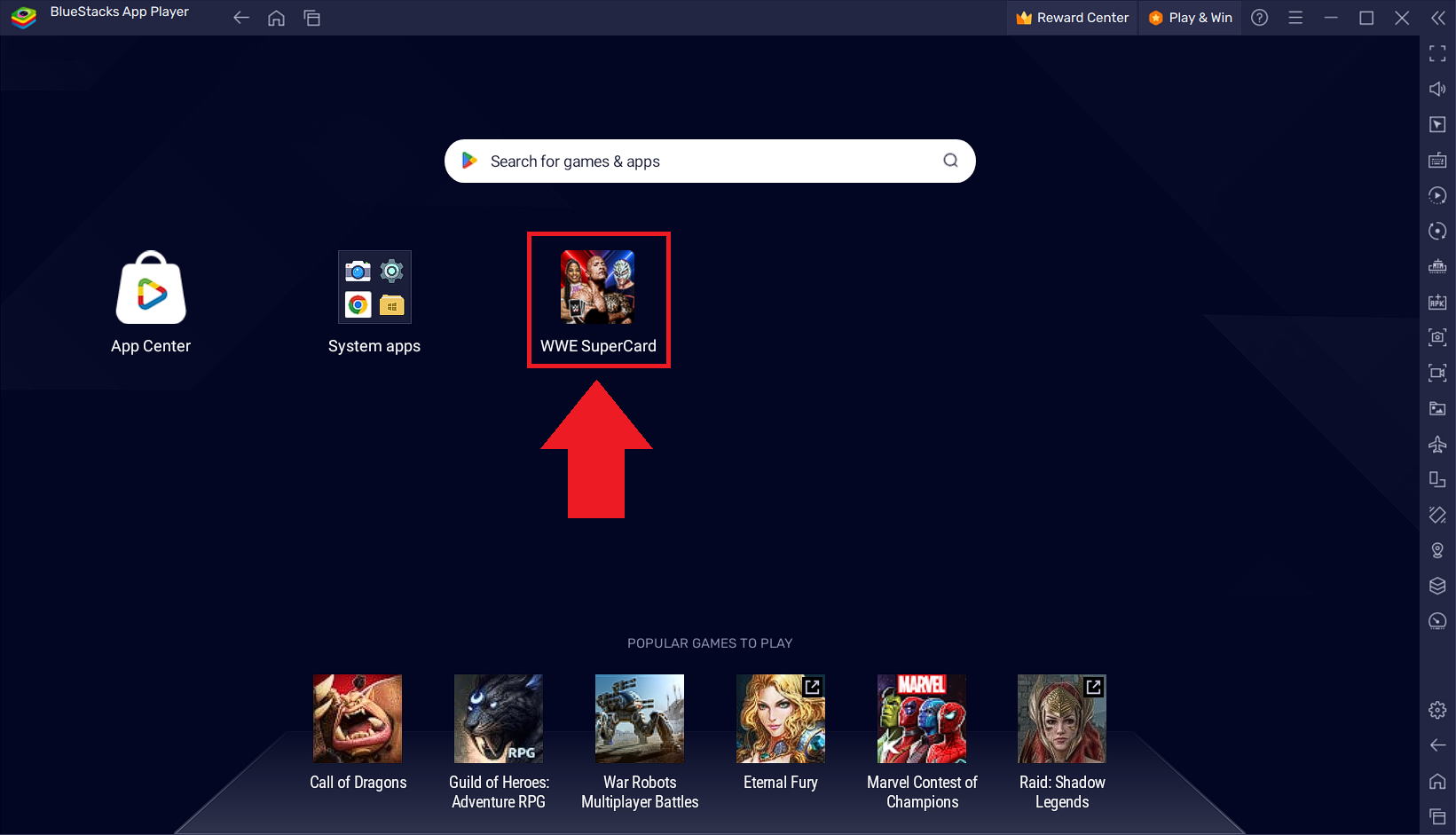 Как играть в WWE SuperCard - Battle Cards на BlueStacks 5 Nougat 64-bit –  Поддержка BlueStacks