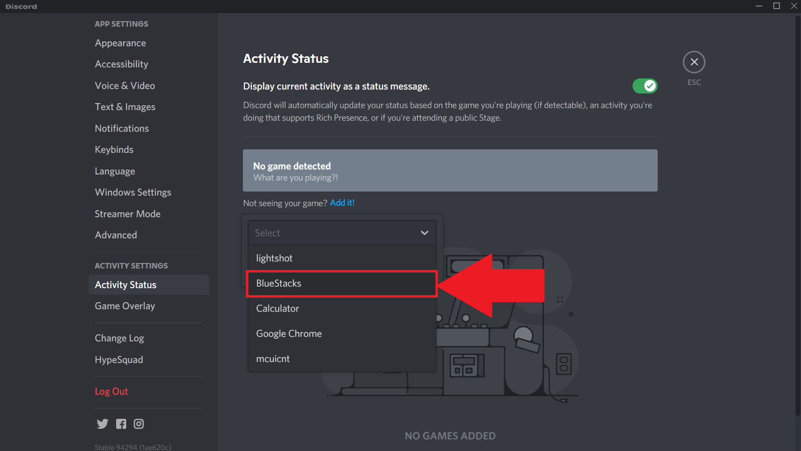 DiscordにBlueStacks 5のアクティビティを表示する方法 – BlueStacks サポート