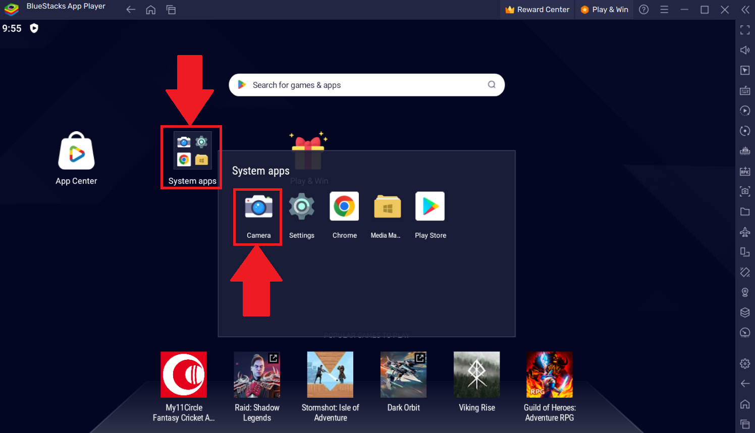 bluestacks カメラ 販売済み