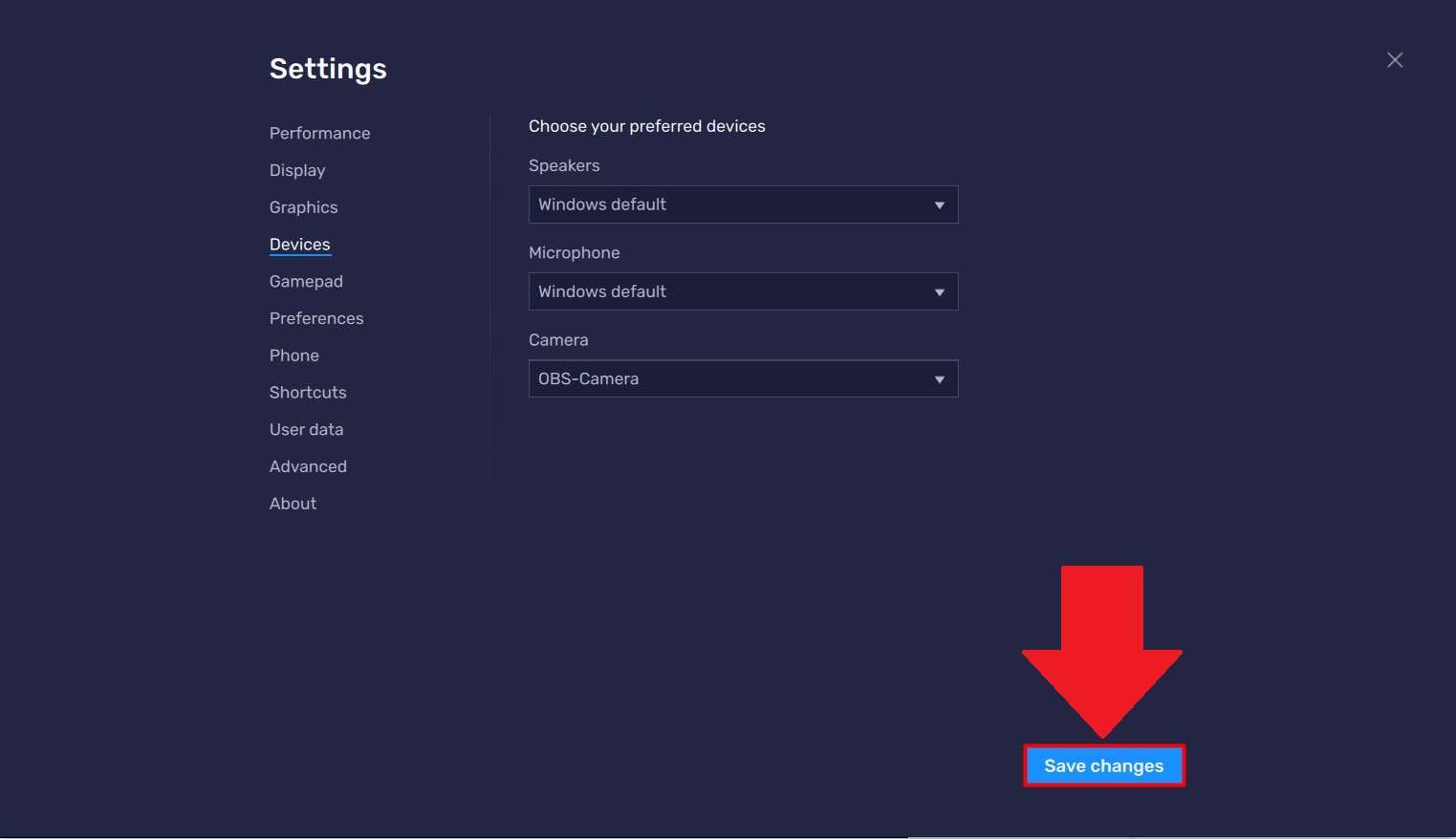 วิธีใช้ OBS Virtual Camera ใน BlueStacks 5 BlueStacks สนับสนุน