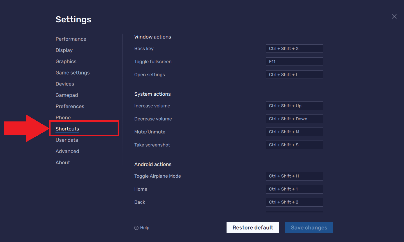 XDG menu настройка. Settings menu reference. Multi instance Bluestacks.