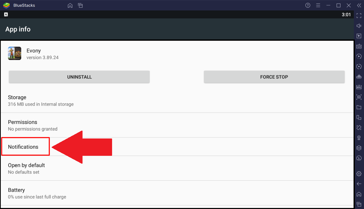 BlueStacks 5 - デスクトップで特定のアプリからの通知を無効にする方法 – BlueStacks サポート