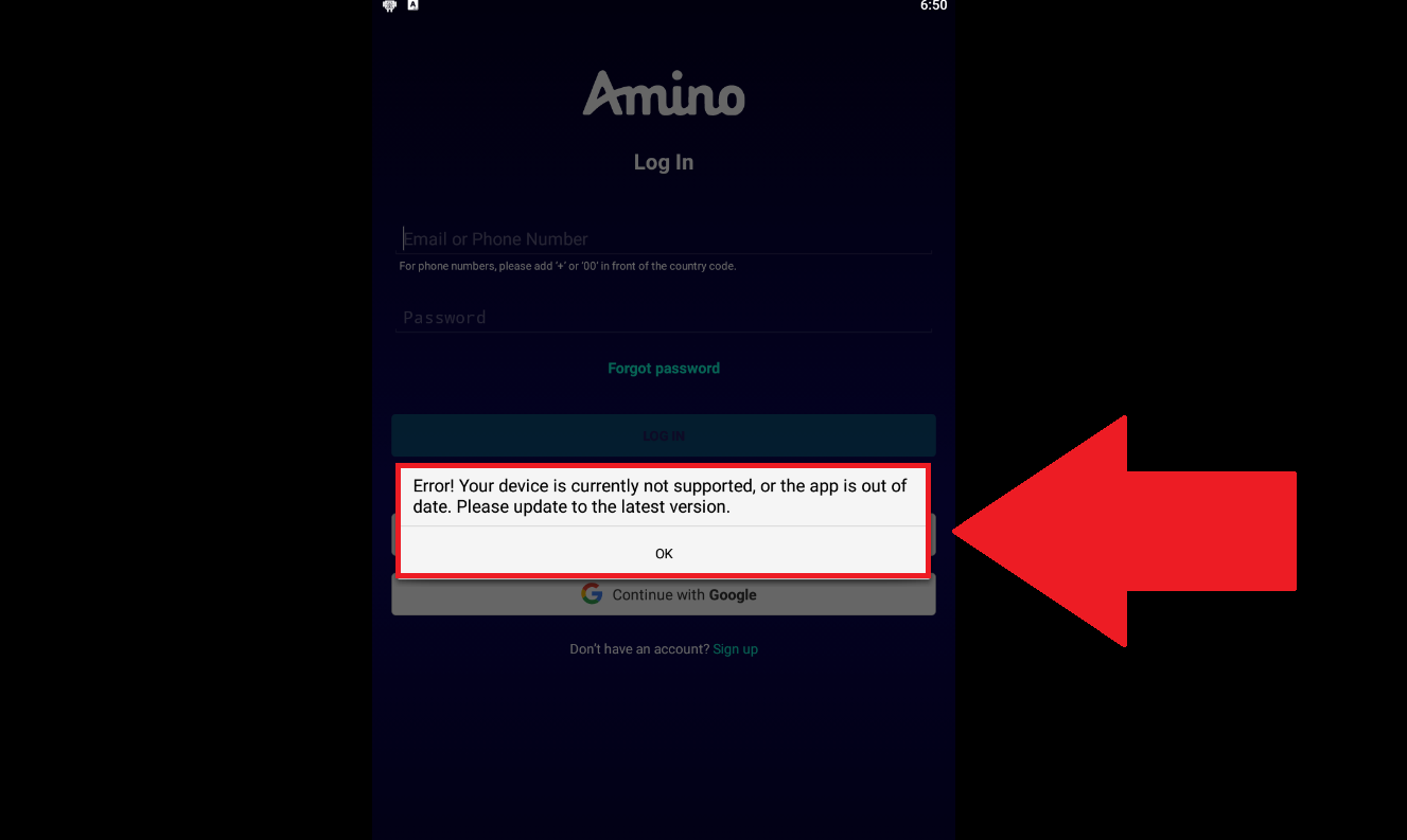 Giải pháp cho thông báo lỗi trong Amino: Communities and Fandom trên  BlueStacks 5 – Hỗ Trợ