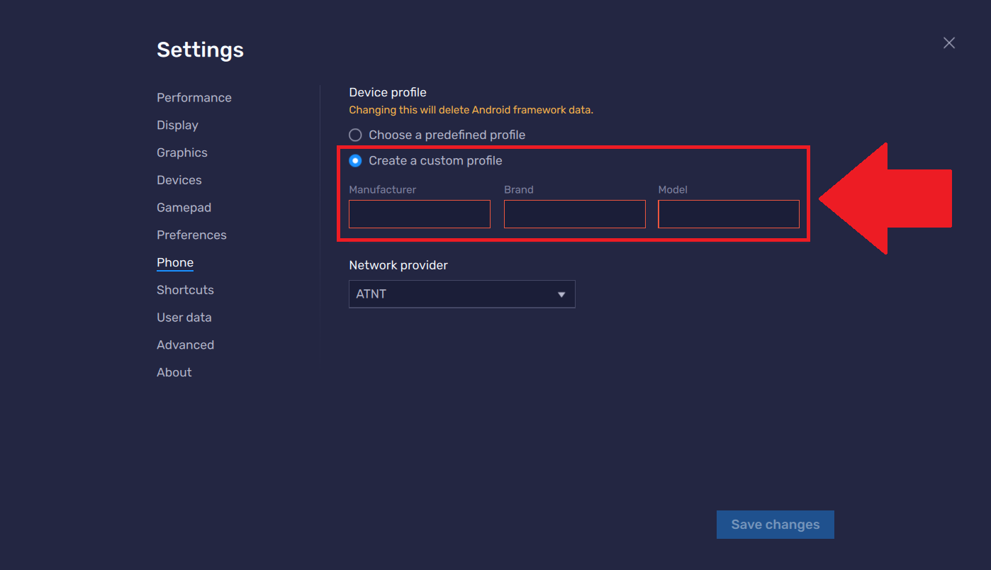 How to create a custom device profile on BlueStacks 5 – BlueStacks Support