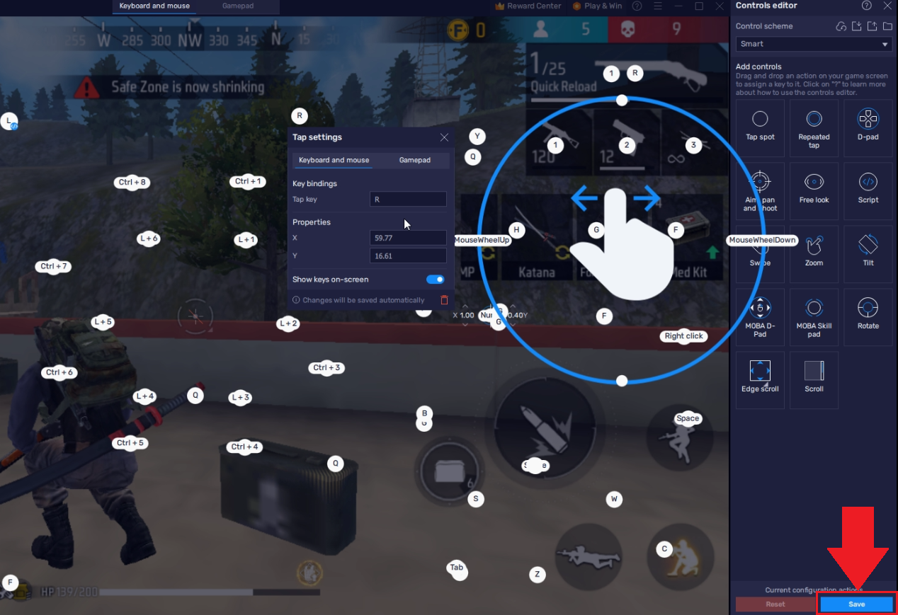 C Mo Crear Y Editar Controles De Teclado Para Free Fire En Bluestacks