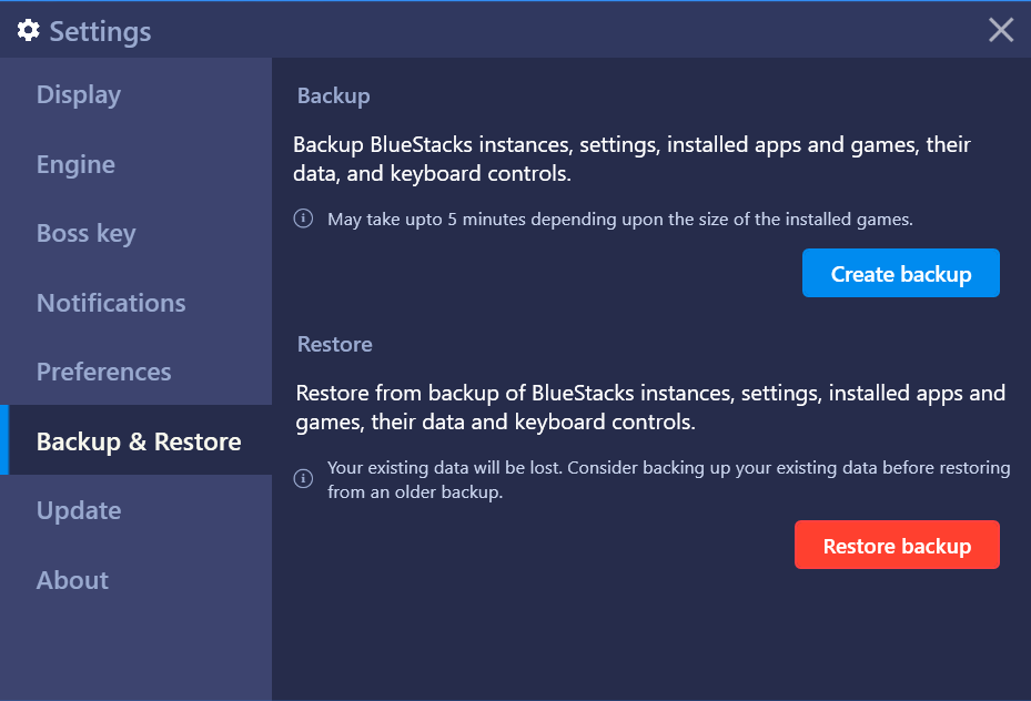 bluestacks app notifications