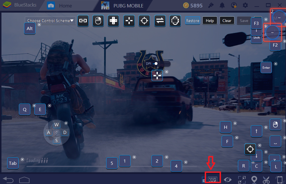Playing Pubg Mobile On 1080p And 720p On Bluestacks Bluestacks Support - 1 launch the game and click on the keyboard icon on the right bottom of the screen to launch the keyboard control ui refer to the image below