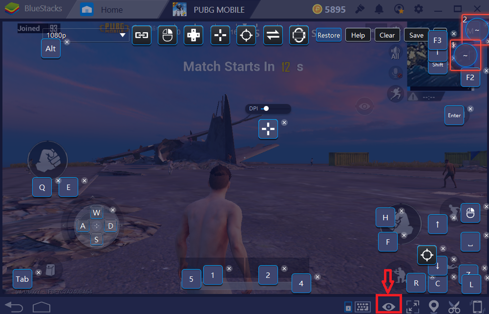 Playing Pubg Mobile On 1080p And 720p On Bluestacks Bluestacks Support - how can i use correct mappings on 720p
