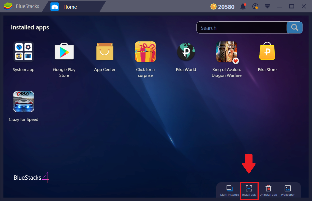 how to check android os version of bluestacks