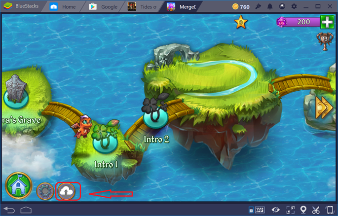 will bluestacks for pc save your progress