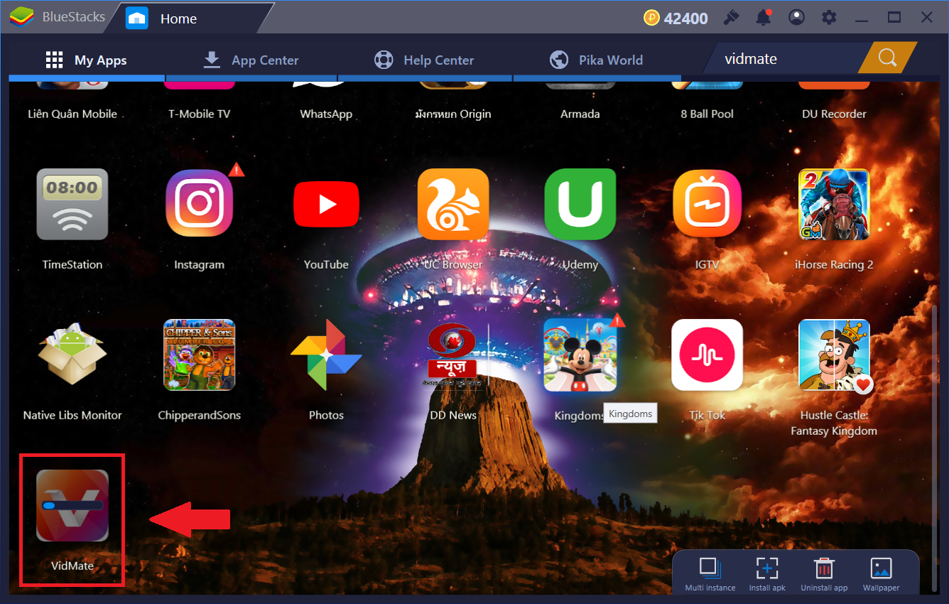 bluestacks загрузить фото