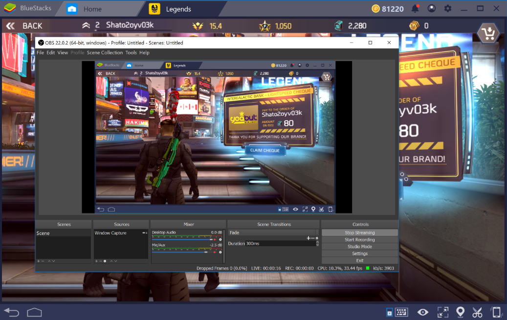 How Can I Stream Game Play On Bluestacks 4 Using Obs Bluestacks Support - fonde brawl stars para streamlabs obs