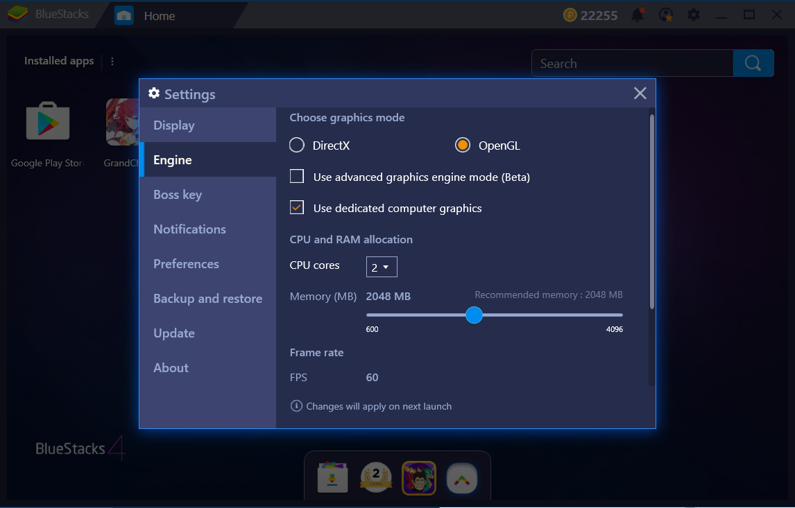 How Can I Change The Graphics Mode On Bluestacks 4 Bluestacks