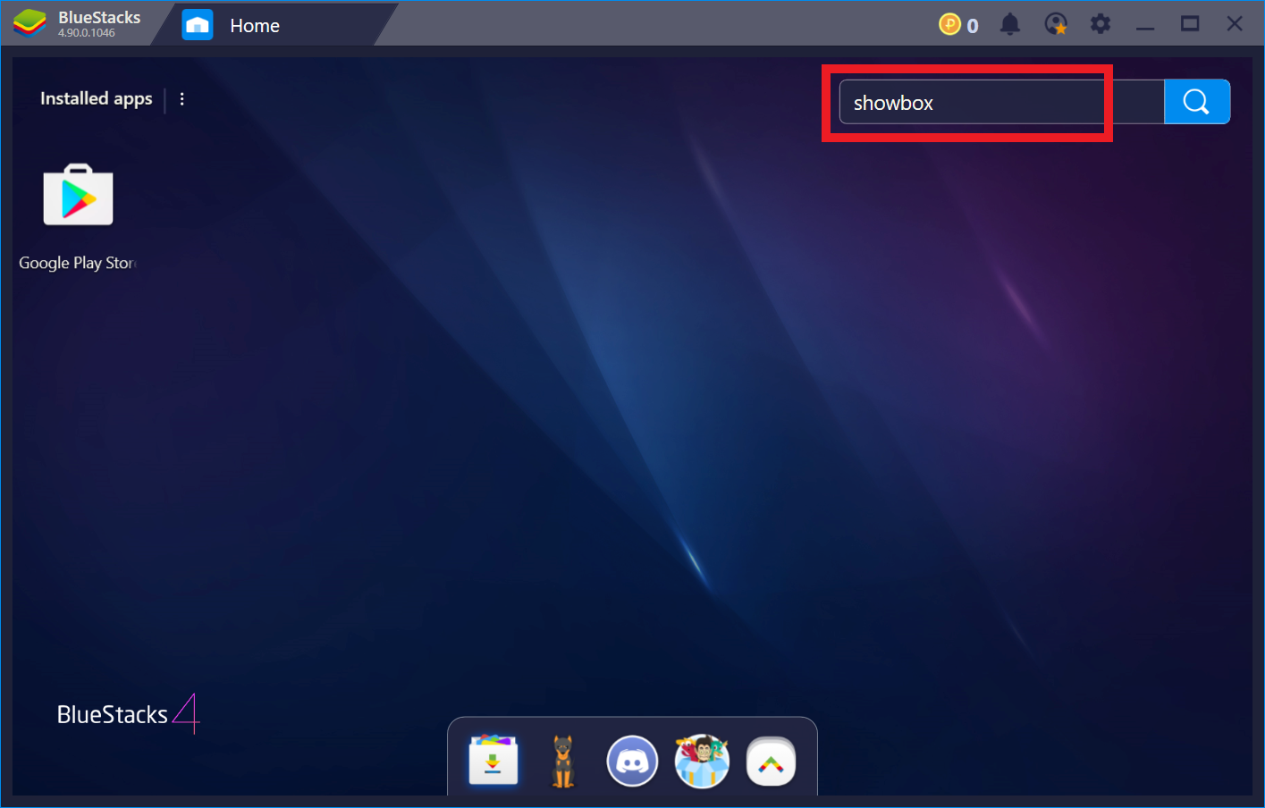how to download showbox on bluestacks