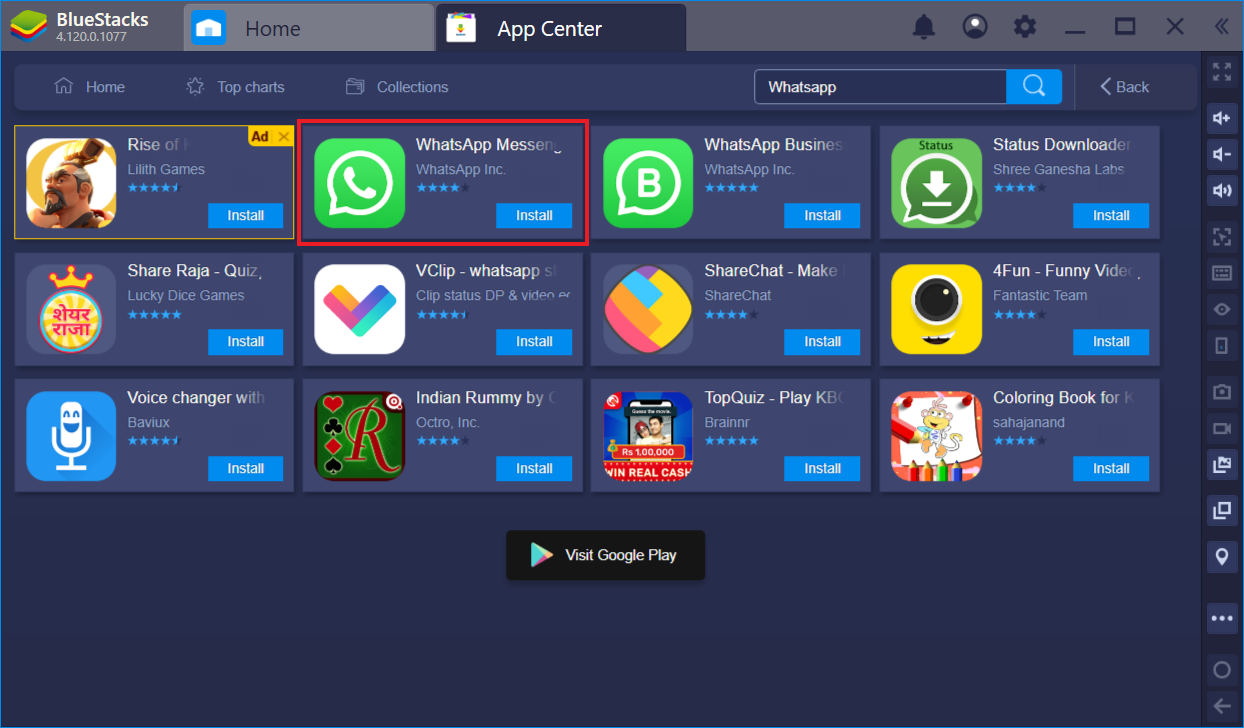 bluestacks play store sign in