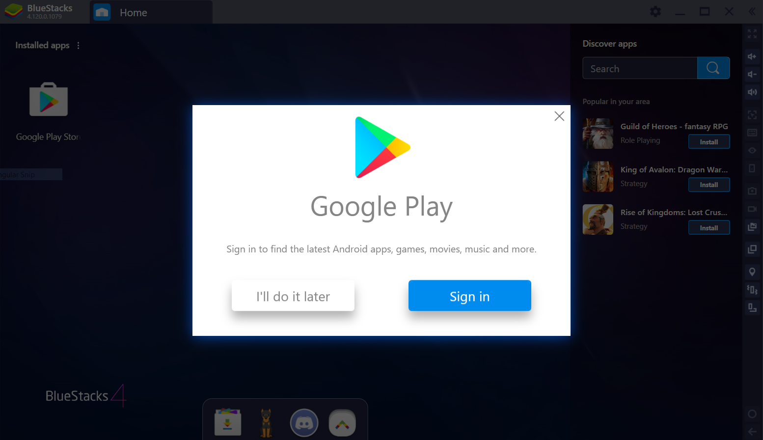 Bluestacksでgoogleサインインが求められる理由 Bluestacks サポート