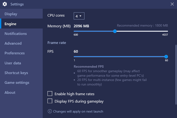 bluestacks 5 device profile