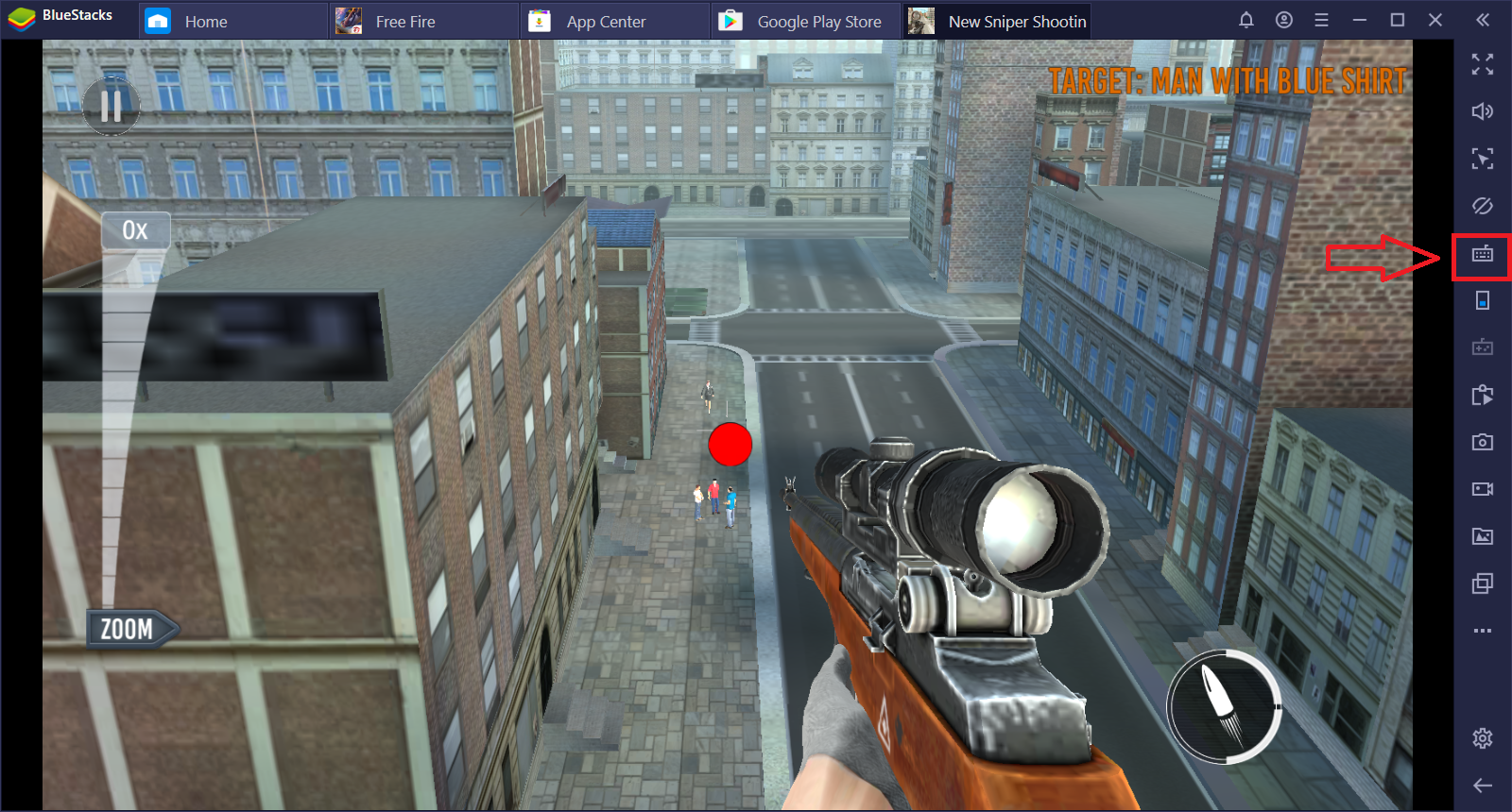 How To Use Shooting Mode On Bluestacks 4 Bluestacks Support - best camera sensitivity for roblox shooting games