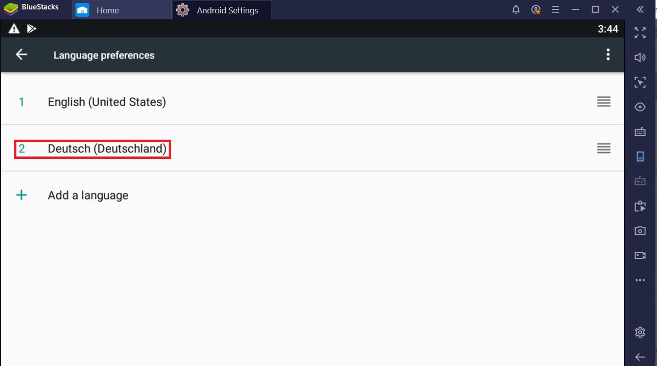 How can I change language for BlueStacks 4? BlueStacks Support