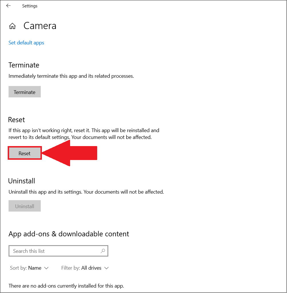 How To Set Default Camera In Windows 10