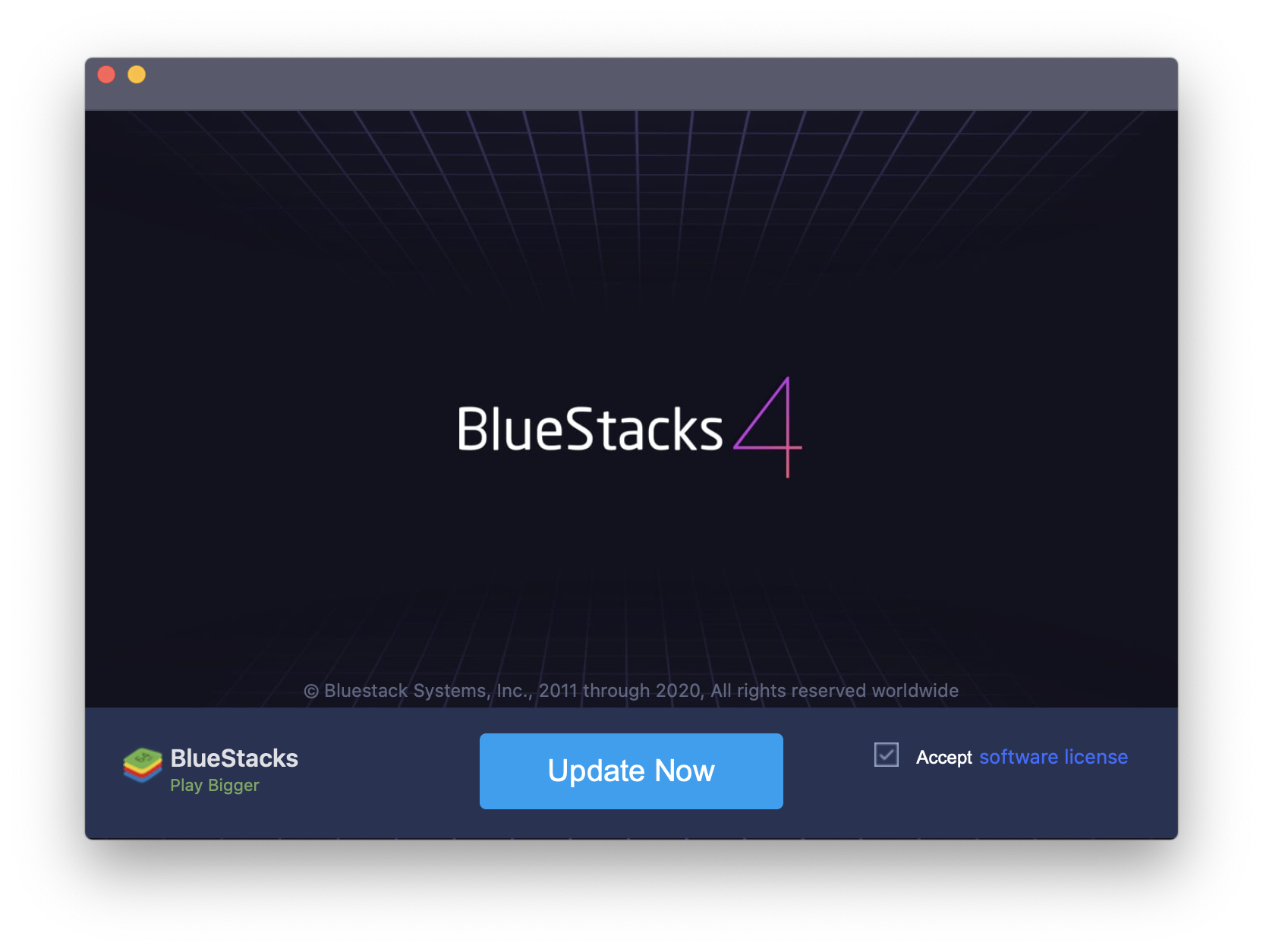 change email for bluestacks mac