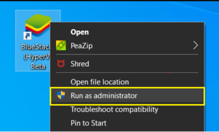 how to enable hyper v on bluestacks