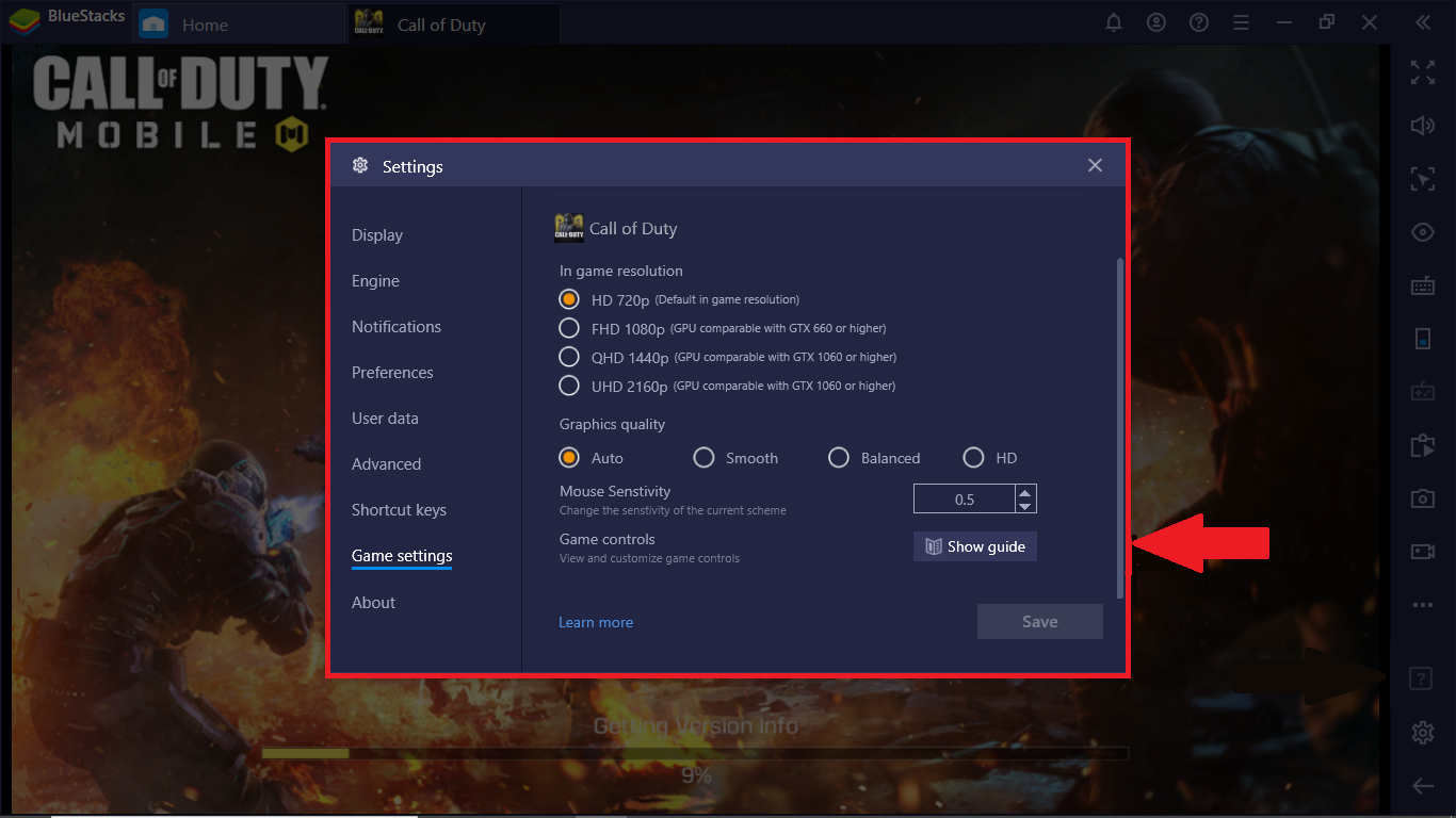 How To Enable High Graphics And Fps In Call Of Duty Mobile Bluestacks Support