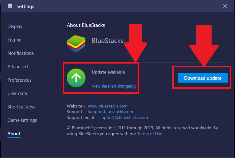 how to update bluestacks android version to 6.0 on mac