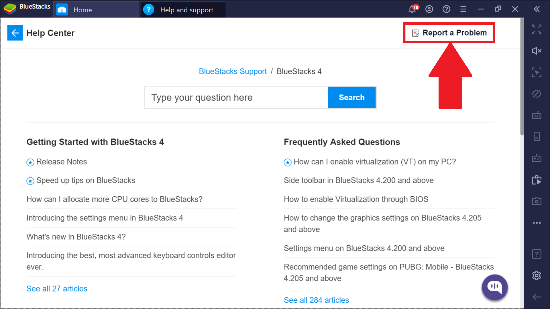 How To Report A Problem On Bluestacks 4 Bluestacks Support