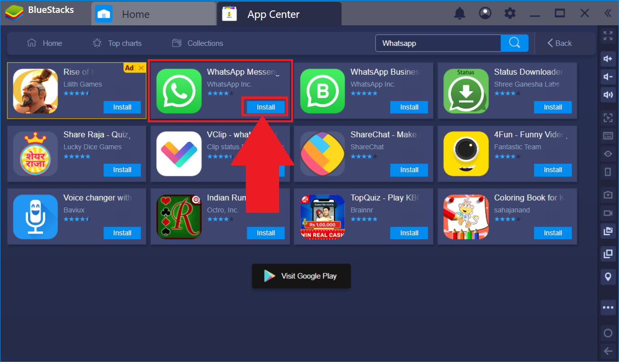 bluestacks google play download